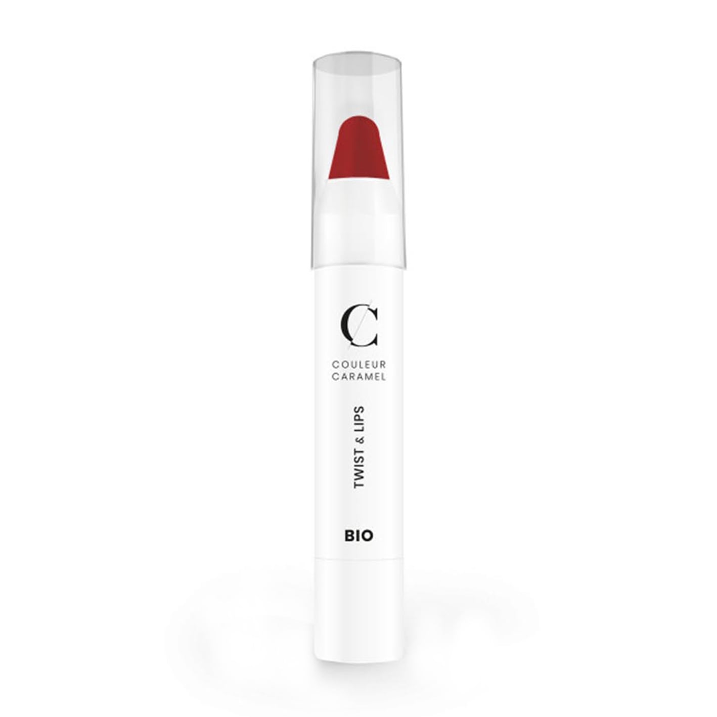Помада-олівець для губ Couleur Caramel Twist &amp; Lips 407 Rouge Glossy, 3 г